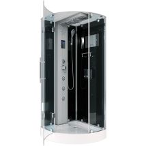 D37-13l0 Dusche Duschtempel Komplett Duschkabine 90x90 Ohne 2k Scheiben Versiegelung - Acquavapore