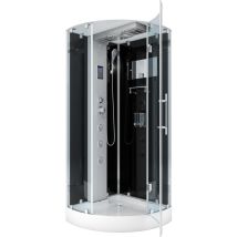 D37-13R0-EC Dusche Duschtempel Komplett Duschkabine 90x90 mit 2K Scheiben Versiegelung - Acquavapore