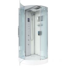 Acquavapore - D37-20L1 Dusche Duschtempel Komplett Duschkabine -Th. 100x100 ohne 2K Scheiben Versiegelung