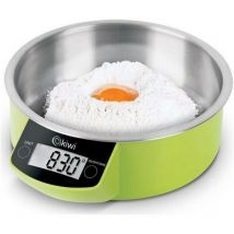 Bilancia da cucina digitale 2gr-5Kg in acciaio inossidabile kiwi KKS1157