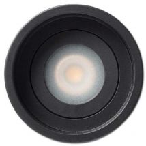 Acre Deckeneinbauleuchte fest schwarz rund IP44