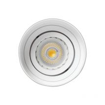 Acre Spot orientable rond blanc