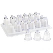 Acryl-buchsen Set, 24 Stück - Lacor