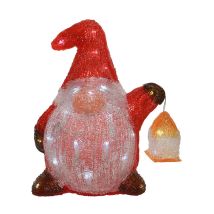 Acryl geführt gnome figurine im freien 25x17x29cm