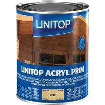 Lasure d'imprégnation pour bois en phase aqueuse LINITOP ACRYL PRIM Chêne Moyen (li286) 5 litres