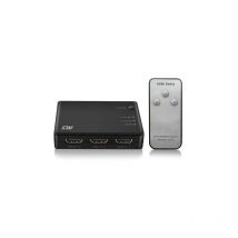 Switch hdmi 4K 3 porte, visualizza 3 sorgenti hdmi su un monitor.
