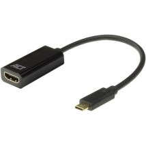 ACT - Adaptateur usb c hdmi 4K @ 60Hz Convertisseur usb c, Connexion d'un écran supplémentaire à Un Ordinateur Portable, câble usb-c hdmi Longueur