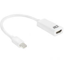 Adapterkabel Mini DisplayPort Stecker - hdmi-a Buchse - 0.15 m - ACT