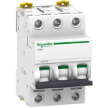 Schneider Electric - Acti9, iC60H disjoncteur 3P 40A courbe c - A9F84340