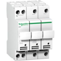 Schneider Electric - Acti9 sti sectionneur fusible à tiroir 3P-N 25A fusible 10.3 x 38 mm - A9N15658