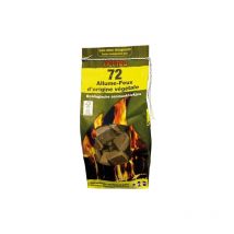ACTIFEU - Allume feux ecologiques individuels bois compresse 72