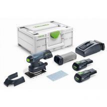 Ponceuse vibrante hybride Festool rtsc 400 3,0 I-Plus + 2 batteries 3.0 Ah - 577686