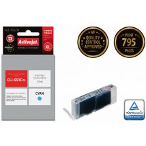 Activejet ACC-551CN - Compatible - Cyan - Canon - Impression à jet d'encre - 15 ml - CLI-551C