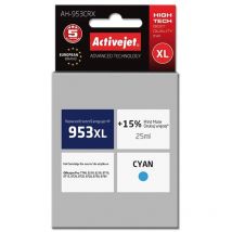Activejet - AH-953CRX - Encre à pigments - Bleu - hp - OfficeJet Pro 7740 - 8210 - 8218 - 8710 - 8715 - 8720 - 8725 - 8728 - 8730 - 8740 - Impression