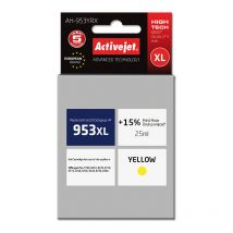 Activejet - AH-953YRX - Encre à pigments - Jaune - hp - OfficeJet Pro 7740 - 8210 - 8218 - 8710 - 8715 - 8720 - 8725 - 8728 - 8730 - 8740