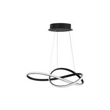 Activejet - aje-megan black iluminación de techo led 35 w