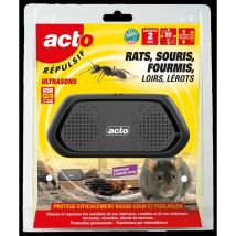 Acto Répulsif Ultrasons : Solution Ultime contre Rats, Souris, Fourmis et Plus.