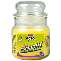 Acto - Bougie Citronnelle Pot En Verre Grand Format 65 H