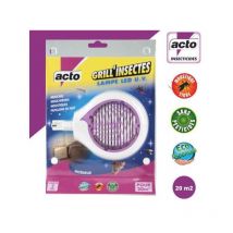 Lampada uv led, grill'insectes, protegge fino a 20 m² Acto