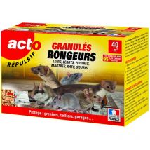 Répulsif Granulés 40m² - 8 x 50 grs : Une protection simple contre les rongeurs et fouines - Acto