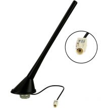 ADNAUTO – DAB Dachantenne AM/FM – Gesamthöhe 450 mm – Stablänge 200 mm – Anschluss Fakra B(m) – 15-7677909