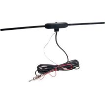 Antenna adesiva in vetro bianco AM/FM 12V esterna per veicoli, camper e roulotte – 656218