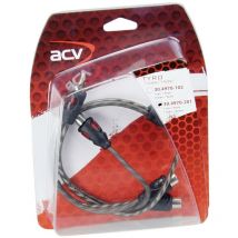 ACV - 30.4970-201 Câble rca 0.3 m [1x Cinch-RCA mâle - 2x Cinch-RCA femelle] S649502