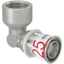 Coude 90° à sertir taraudage femelle 25-rp3/4' Uponor