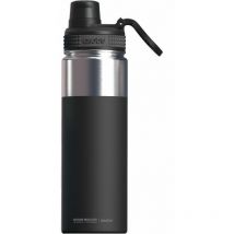 Ad-N-Art Asobu Alpine Flask - isolierte Edelstahl Outdoorflasche 530ml Schwarz (TMF6 black)