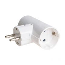 Adaptador 2 tomas bipolar 986 t/tl , Adaptador bipolar con t/t lateral 16A 250VCon 2 tomas bipolares con t/t lateral 16A 250VIndesmontable. - Solera