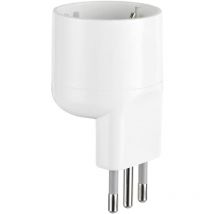 Electraline - Adaptador asimétrico 2P + t 16A