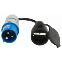 Adaptateur de base cee à base Schuko 16A/230V