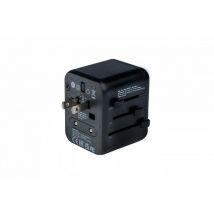 Verbatim - 49543 adaptador de enchufe eléctrico Universal Negro