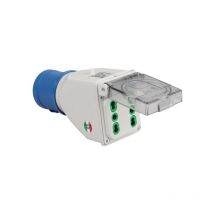 Fanton - Adaptador 73101 de enchufe Cee 230V a 2P17/11 Ip44