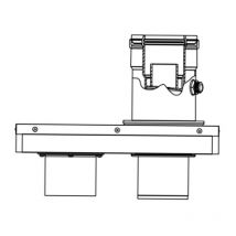Rinnai - Adaptador de gases de combustión de diámetro 80/80 a 60/100 FOT-KS080-008