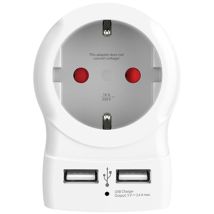 Adaptador Europeo Usb Skross 1500282