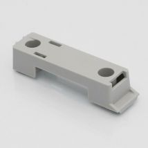 Adaptador h14 codo.0 p/smove gris , Adaptador H14 de atornillar para SMOVEPara puertas con regreso r entre 0 y 12mm. Cobertura total de la puerta