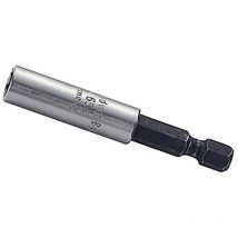 BIANDITZ portapuntas hex. 1/4 530120 magnetico 10x60mm , Adaptador hexagonal con anilla de retención para reforzar la sujeción de la punta en los