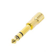 Adam Hall - Adaptador Jack 6,3 Macho St a Jack 3,5 Hembra St Dorado Adam K4amf3jm3gold