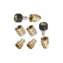 Adaptador para hidrolavadora Crediri, conexiones rápidas M22, paquete de 8