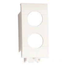 Adaptador para PDM00 Fracarro 2 agujeros Bticino Living Light blanco 280802