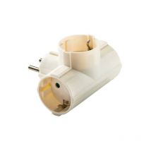 Adaptateur triple DUOLEC blanc - talla
