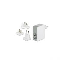 Digitus - Ednet 31809 cargador de dispositivo móvil Universal Blanco Corriente alterna Interior