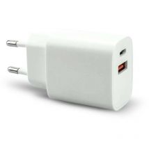 Adaptador usb tipo c + usb 20W