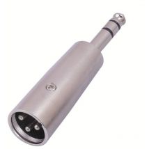 Markenlos - Goobay 27515 cambiador de género para cable xlr 6.35 mm Acero inoxidable