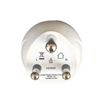 Lte Design - adaptateur 2p+t afrique du sud 230v 3680w