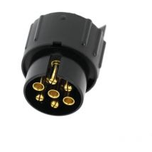 Spot-light - spotlight mini adaptateur pour prise remorque - 7 broches mâle 13 broches femelle - 1 pièce - plastique - convient à tous type