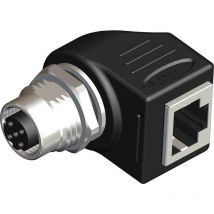 Adaptateur Angle droit Rs Pro M12 8 broches femelle M12 ( Prix pour 1 )