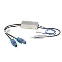 Adnauto - Adaptateur Antenne 2xFakra m Din m Amplifie compatible avec audi seat skoda vw