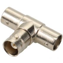 Jod1 - Adaptateur bnc t femelle, bnc en t (lot de 2)